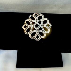 Rare Retired James Avery Sterling Silver TRACERY Openwork Pendant